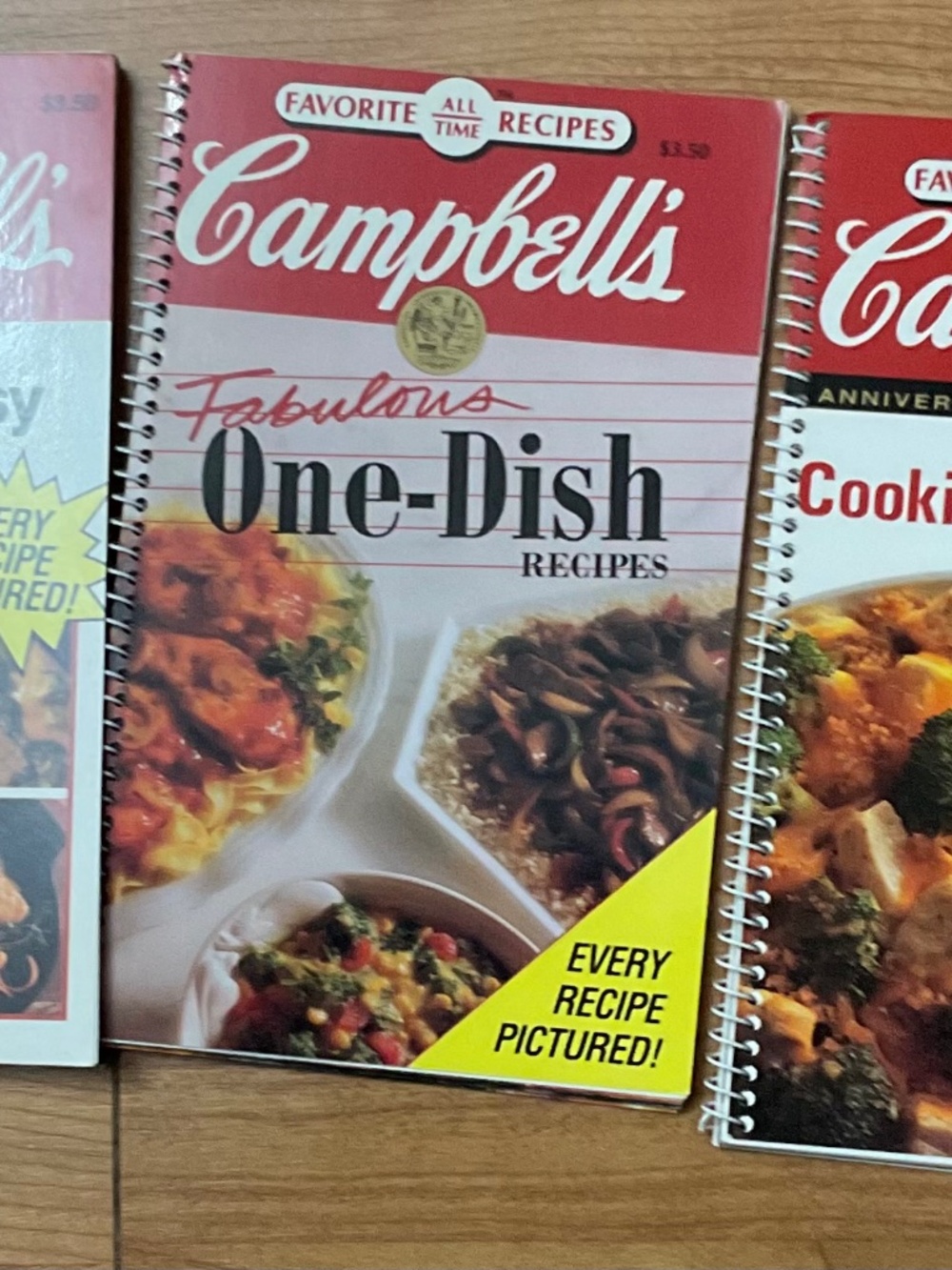 3 Campbell's Cookbooks : Fabulous One-Dish Recipes, Delicious Easy Recipes, Cook